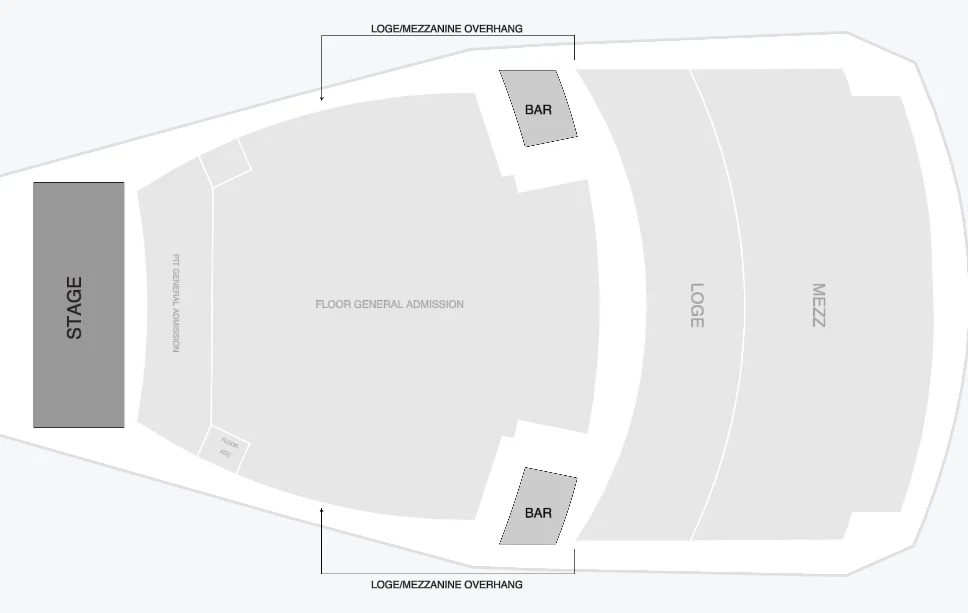 Seating chart: Wiltern Theatre