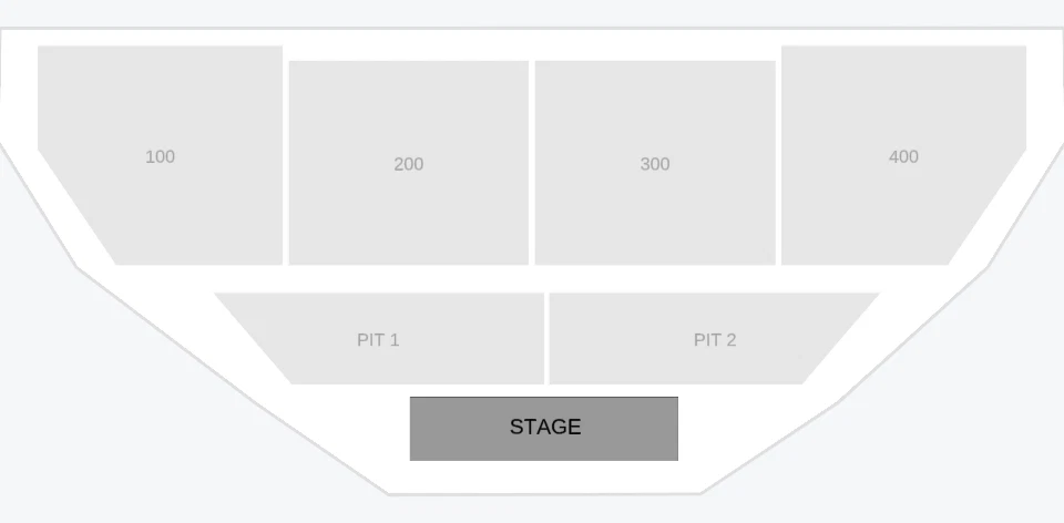 Seating chart: The Grand Theater - Anaheim