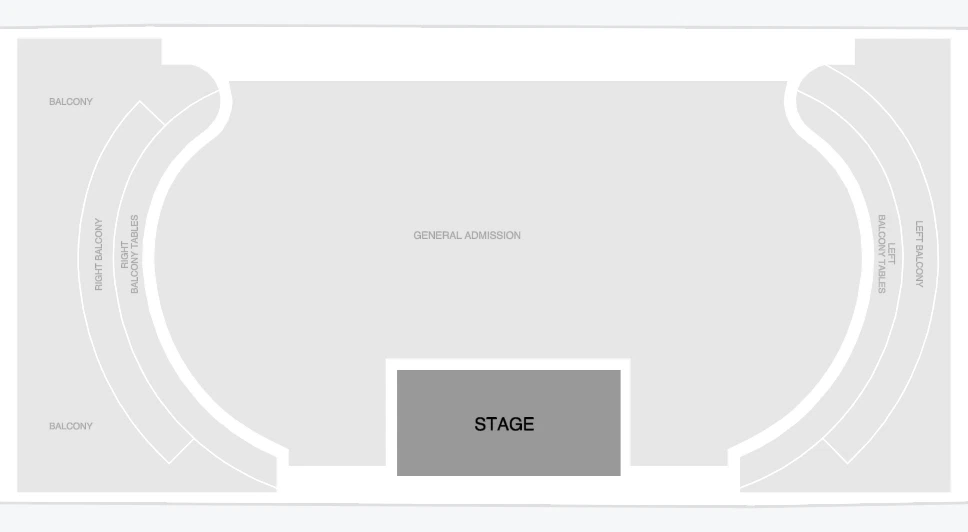 Seating chart: Hollywood Palladium