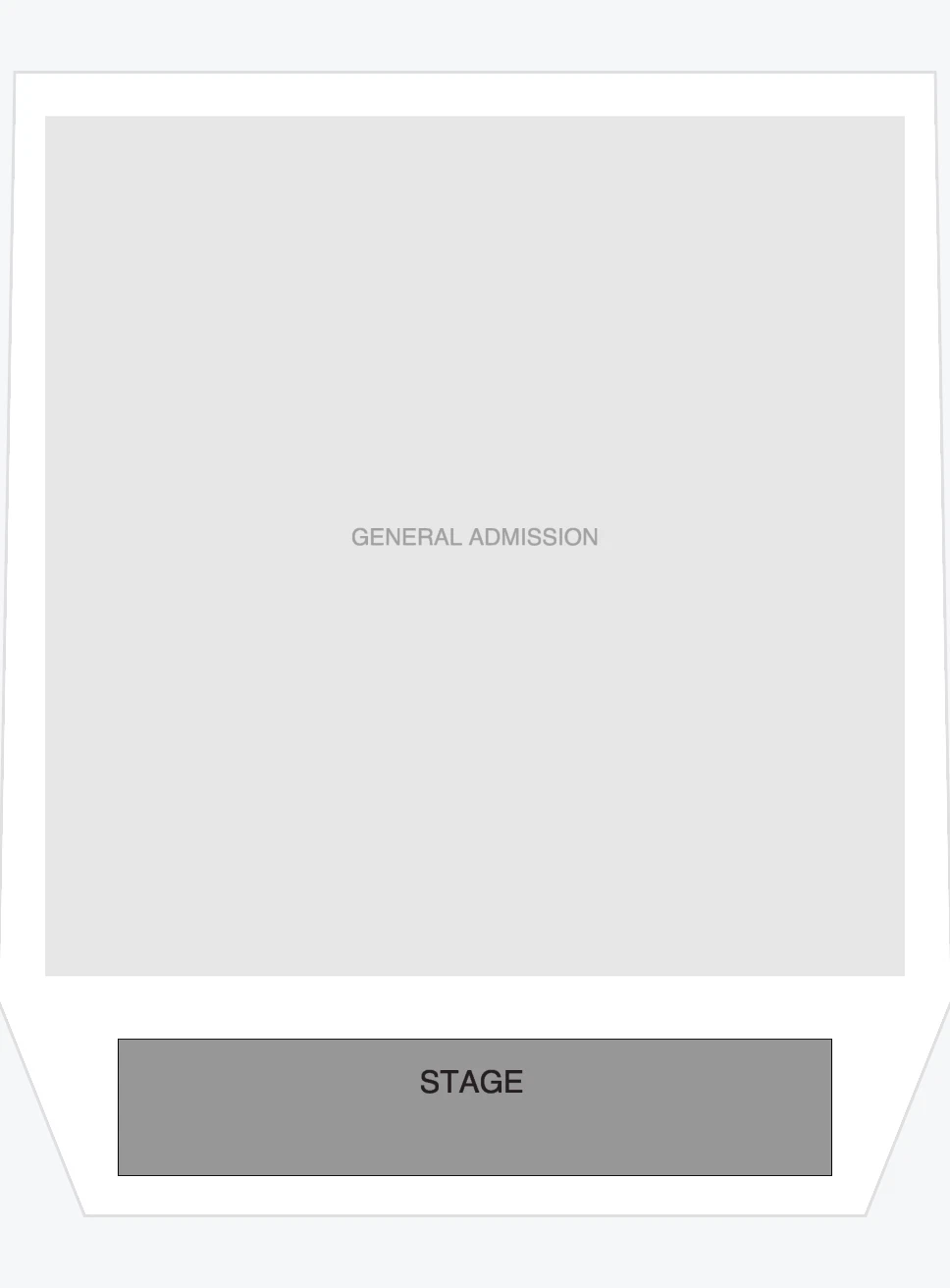Seating chart: Troubadour