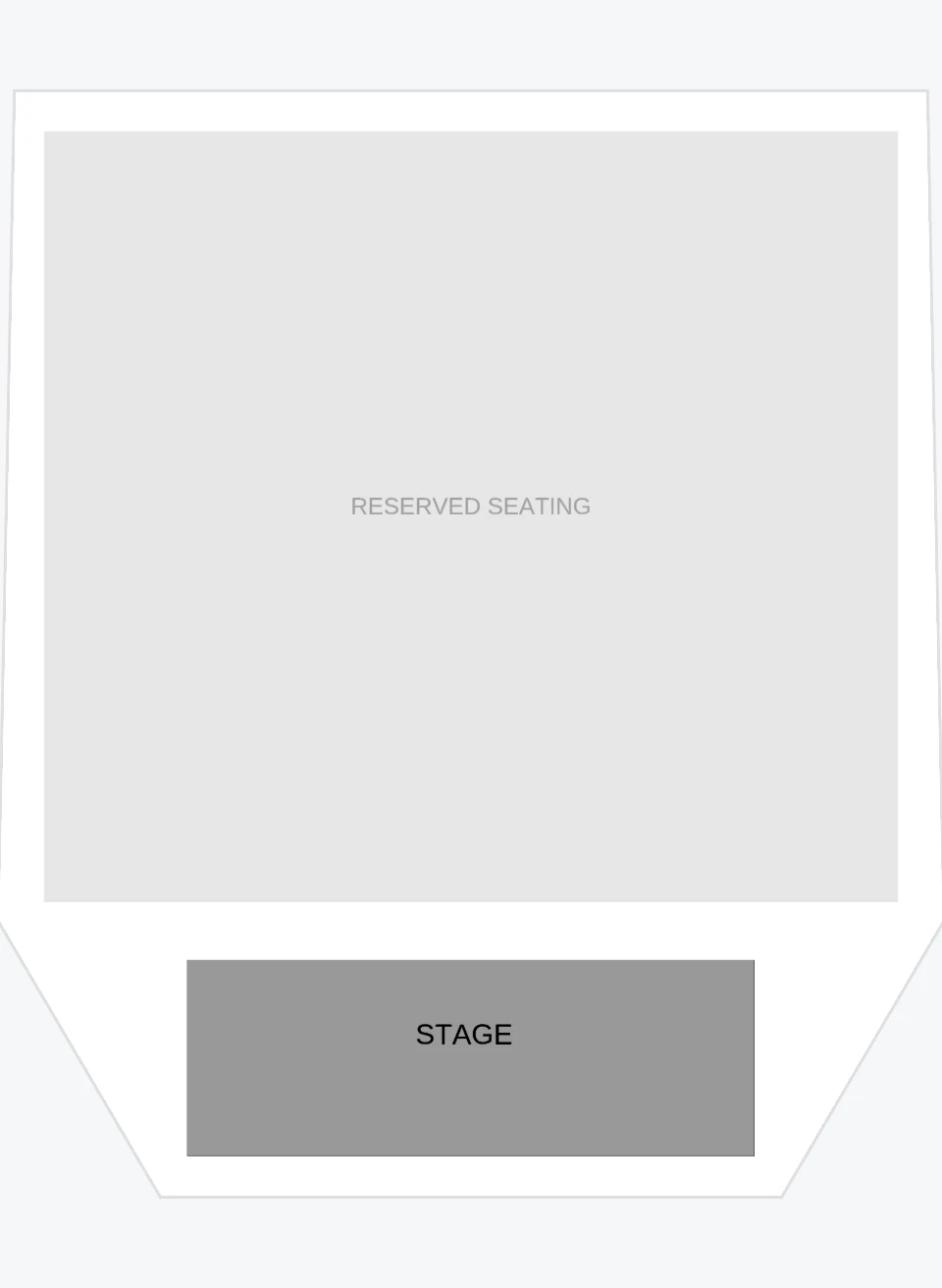 Seating chart: Largo at the Coronet