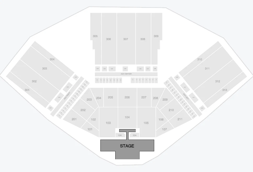 Seating chart: F&M Bank Amphitheater of Long Beach (formerly Long Beach Amphitheater)