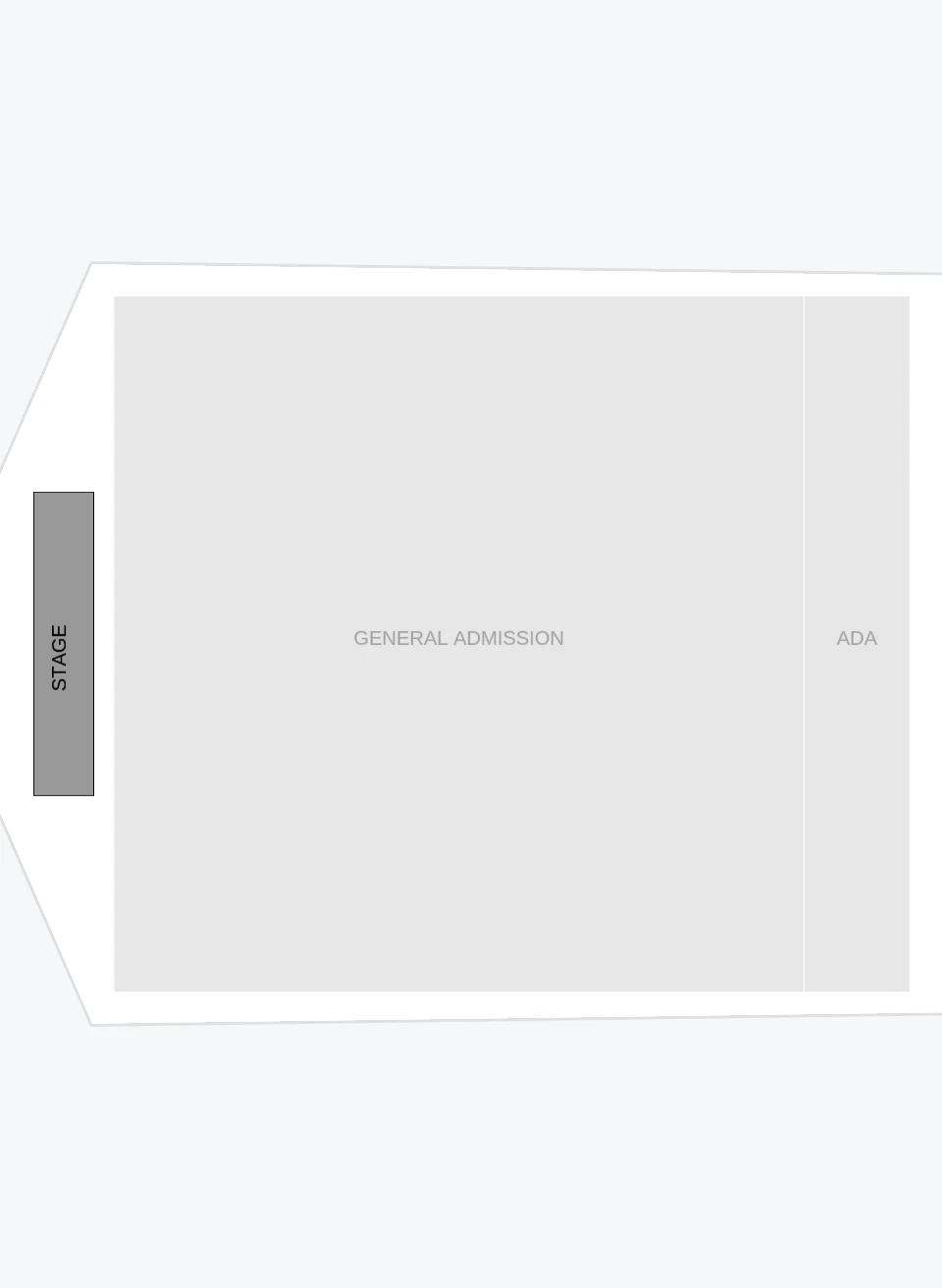 Seating chart: House of Blues Anaheim - Complex