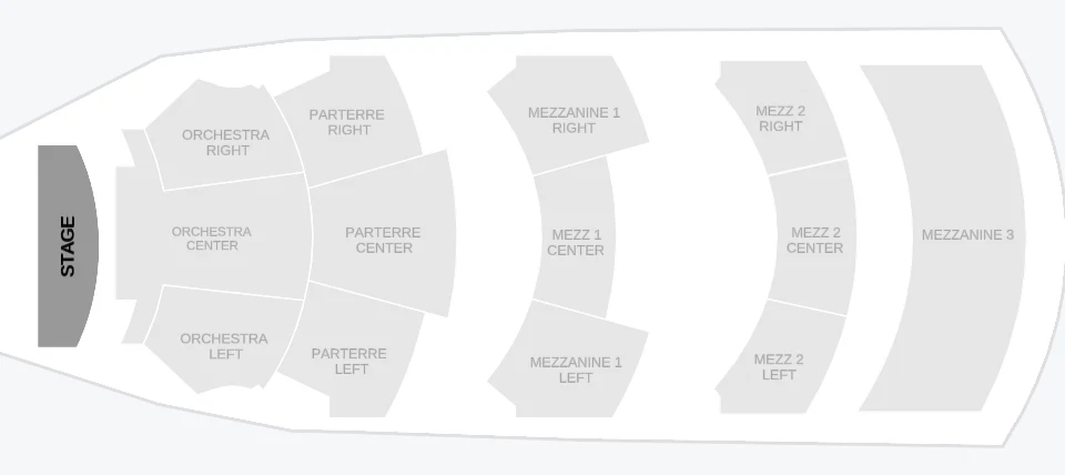 Seating chart: Dolby Theatre