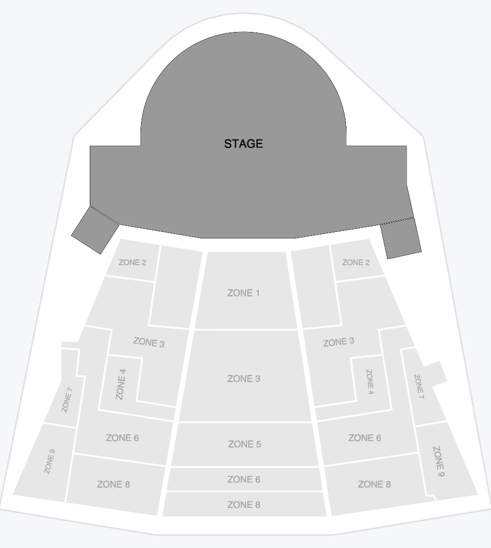 Seating chart: The Ford (John Anson Ford Amphitheatre)