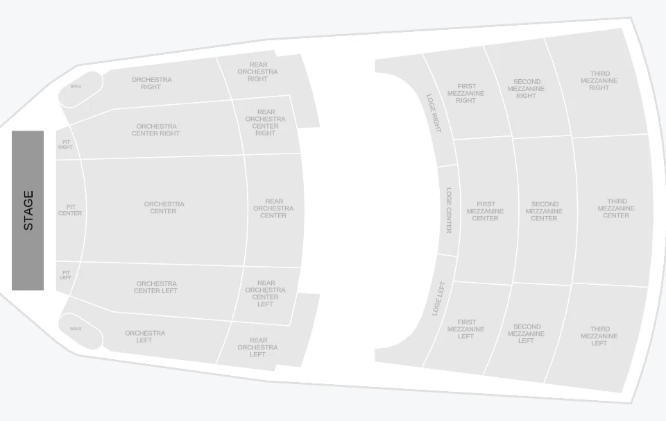 Seating chart: Shrine Auditorium at Shrine Auditorium and Expo Hall