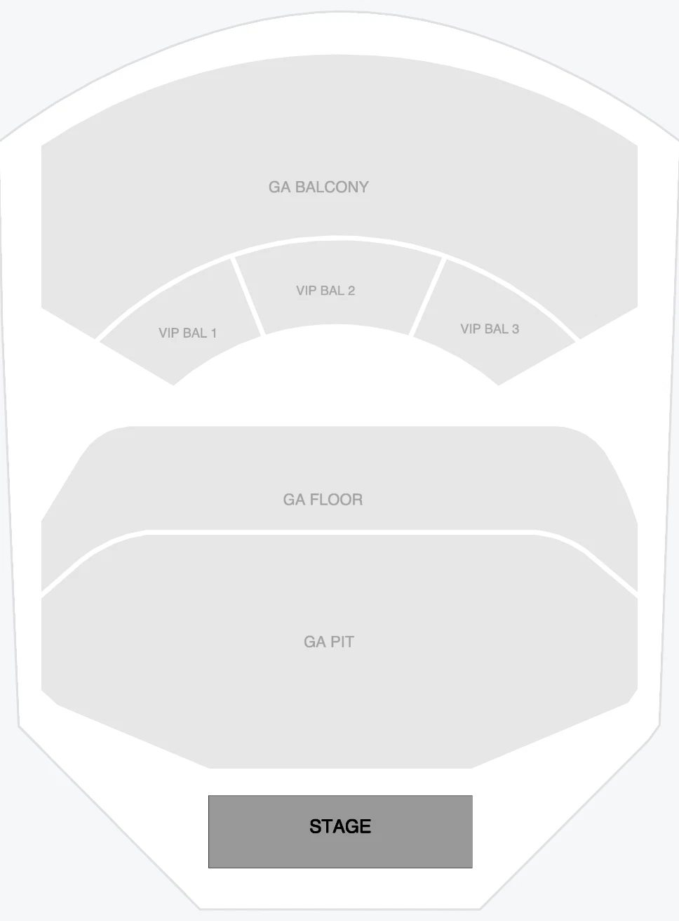 Seating chart: The Novo