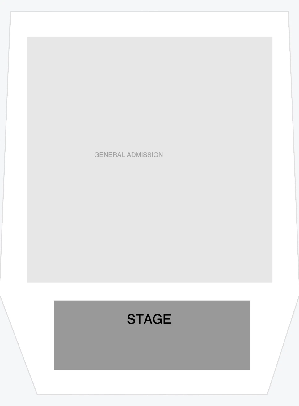 Seating chart: Catalina Bar and Grill