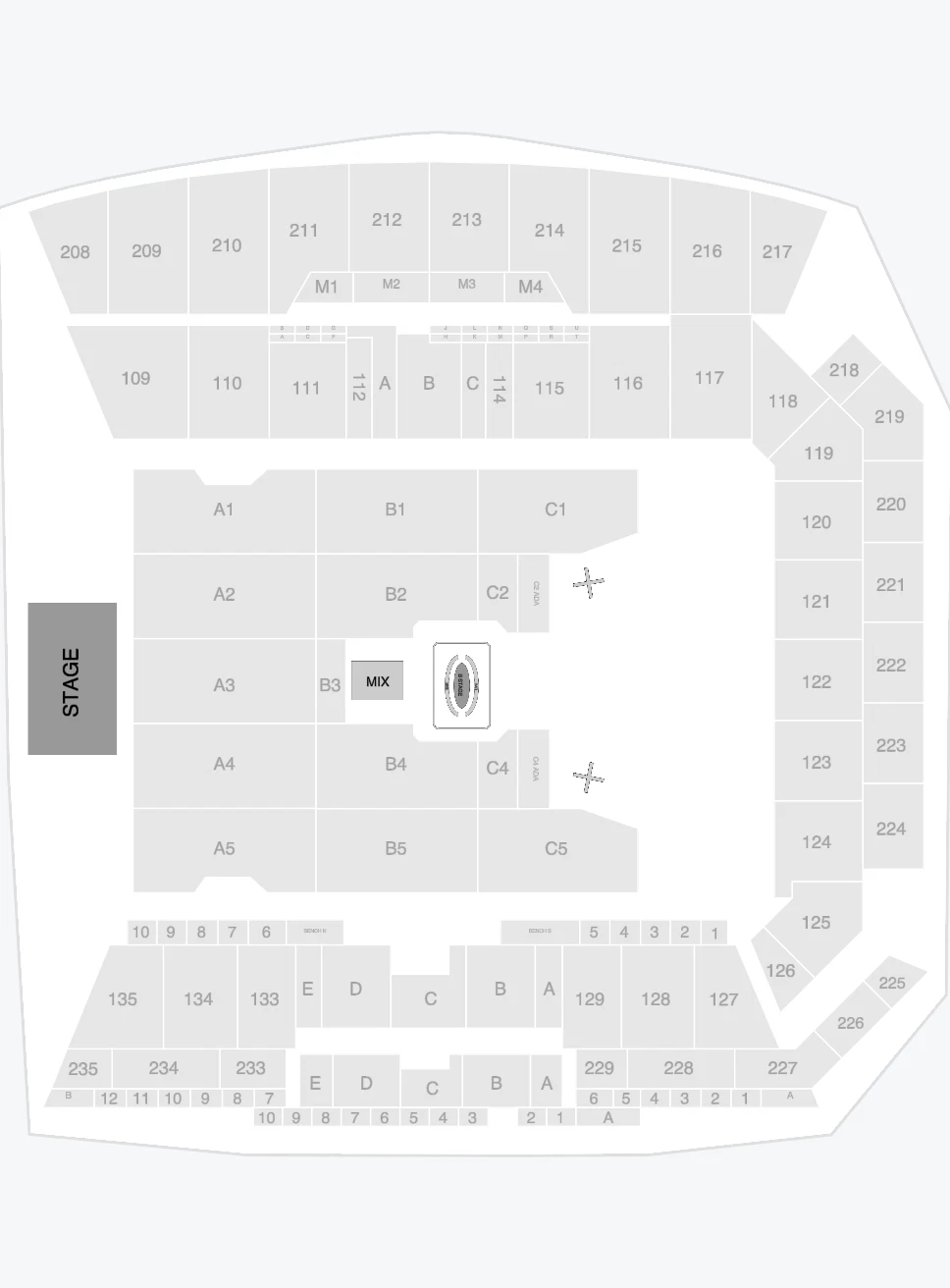 Seating chart: BMO Stadium