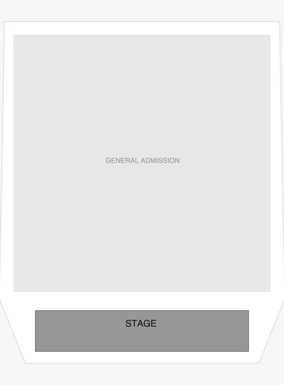 Seating chart: Roxy Theatre Los Angeles