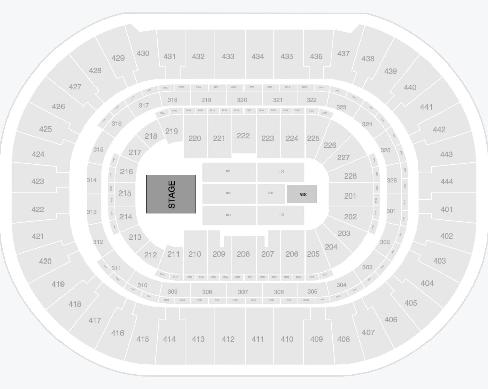 Seating chart: Honda Center