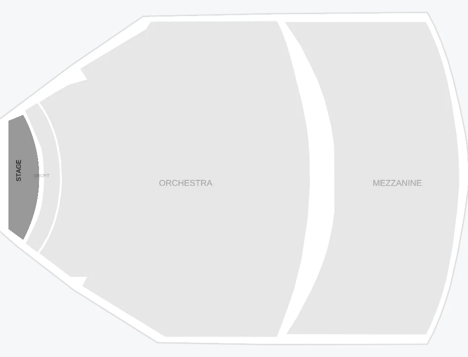 Seating chart: Hollywood Pantages Theatre